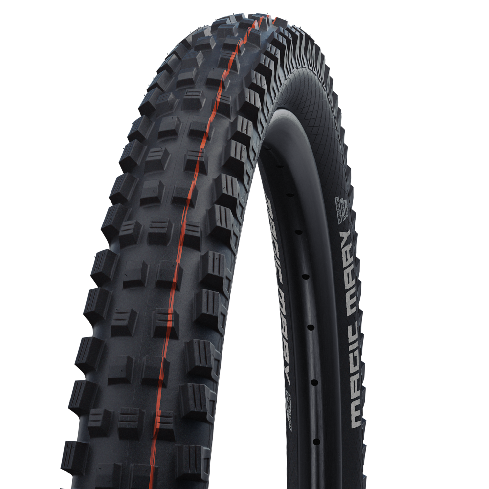 SCHWALBE MAGIC MARY 29x2.60 ADDIX SOFT SUPERGRAVITY tire Tubeless Ready Soft Black