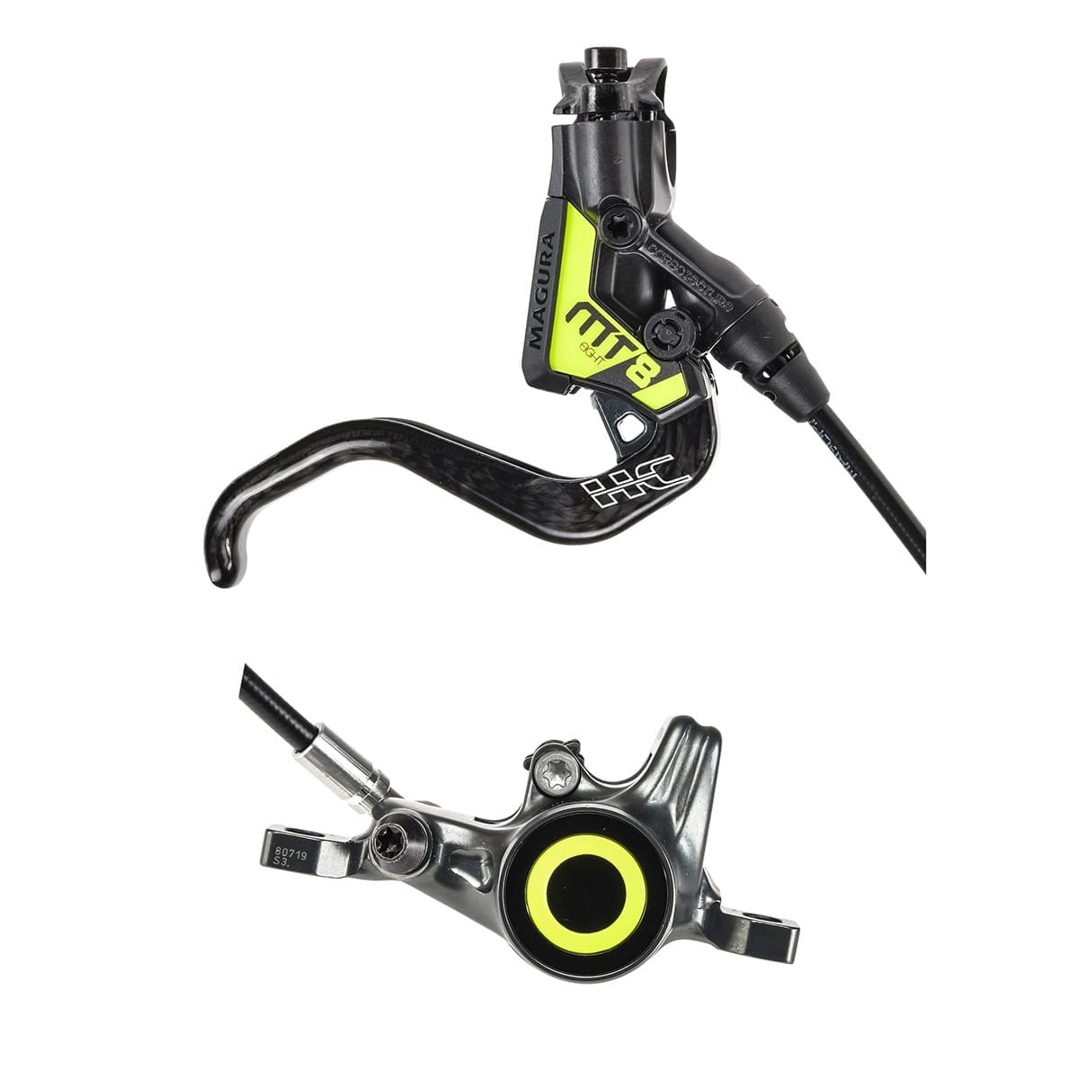Pair of MAGURA MT8 SL Discless Brakes Grey
