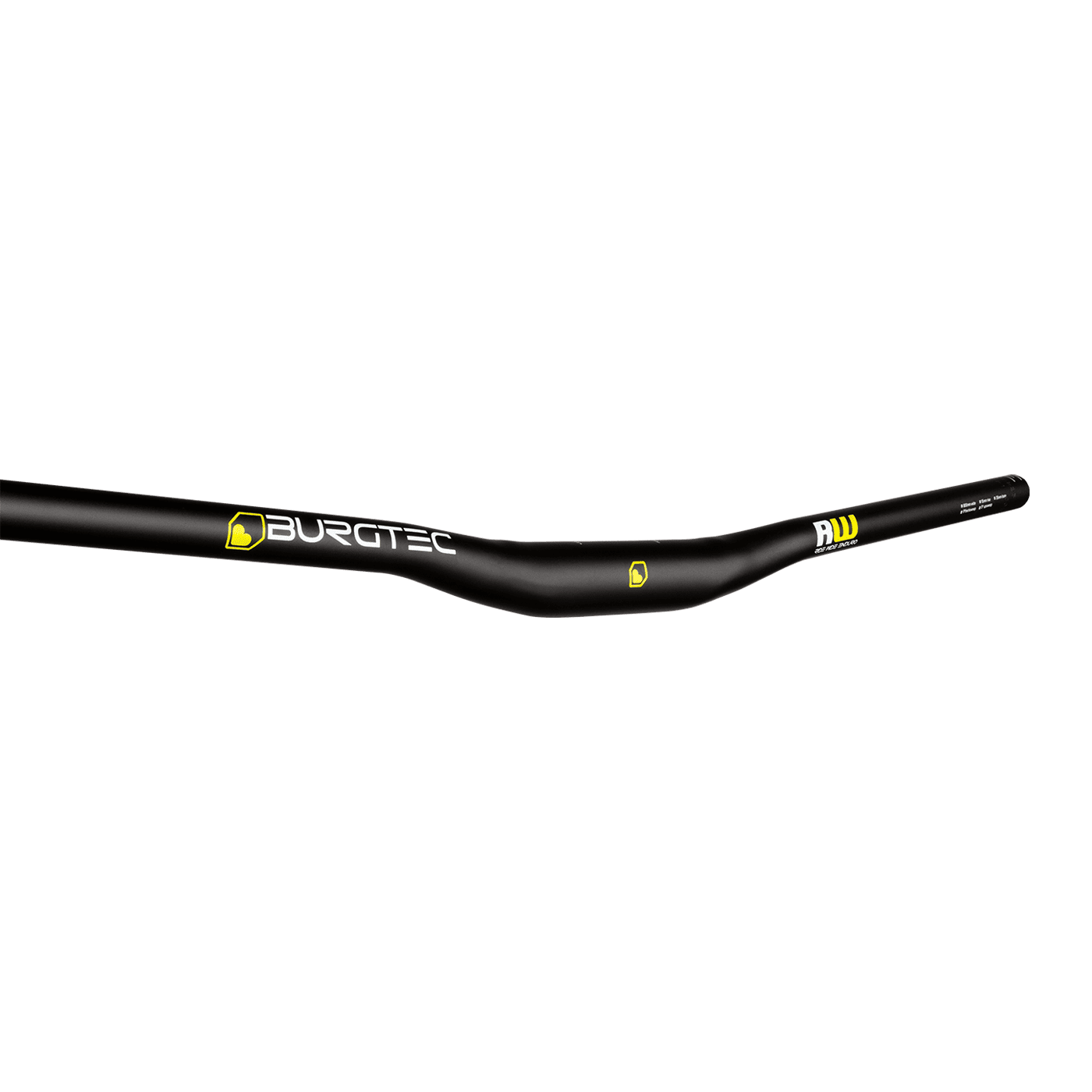 handlebar BURGTEC RIDE WIDE ENDURO Rise 15mm 800mm Black