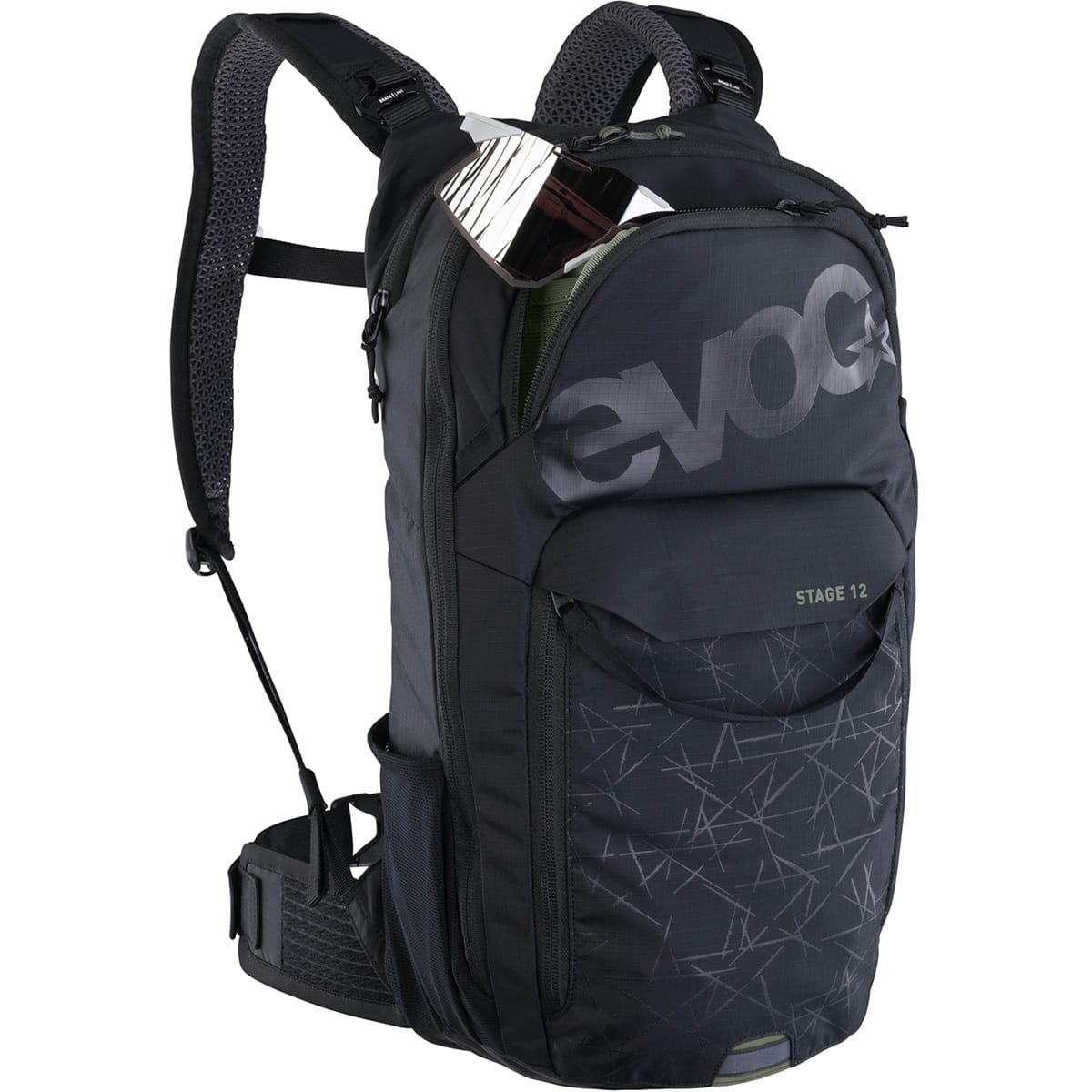 EVOC STAGE 12 L Backpack Black