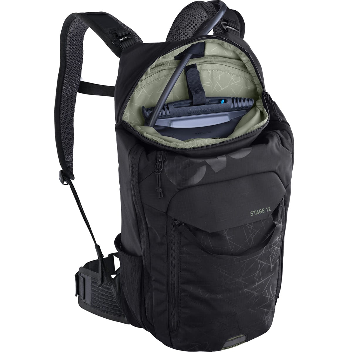 EVOC STAGE 12 L Backpack Black