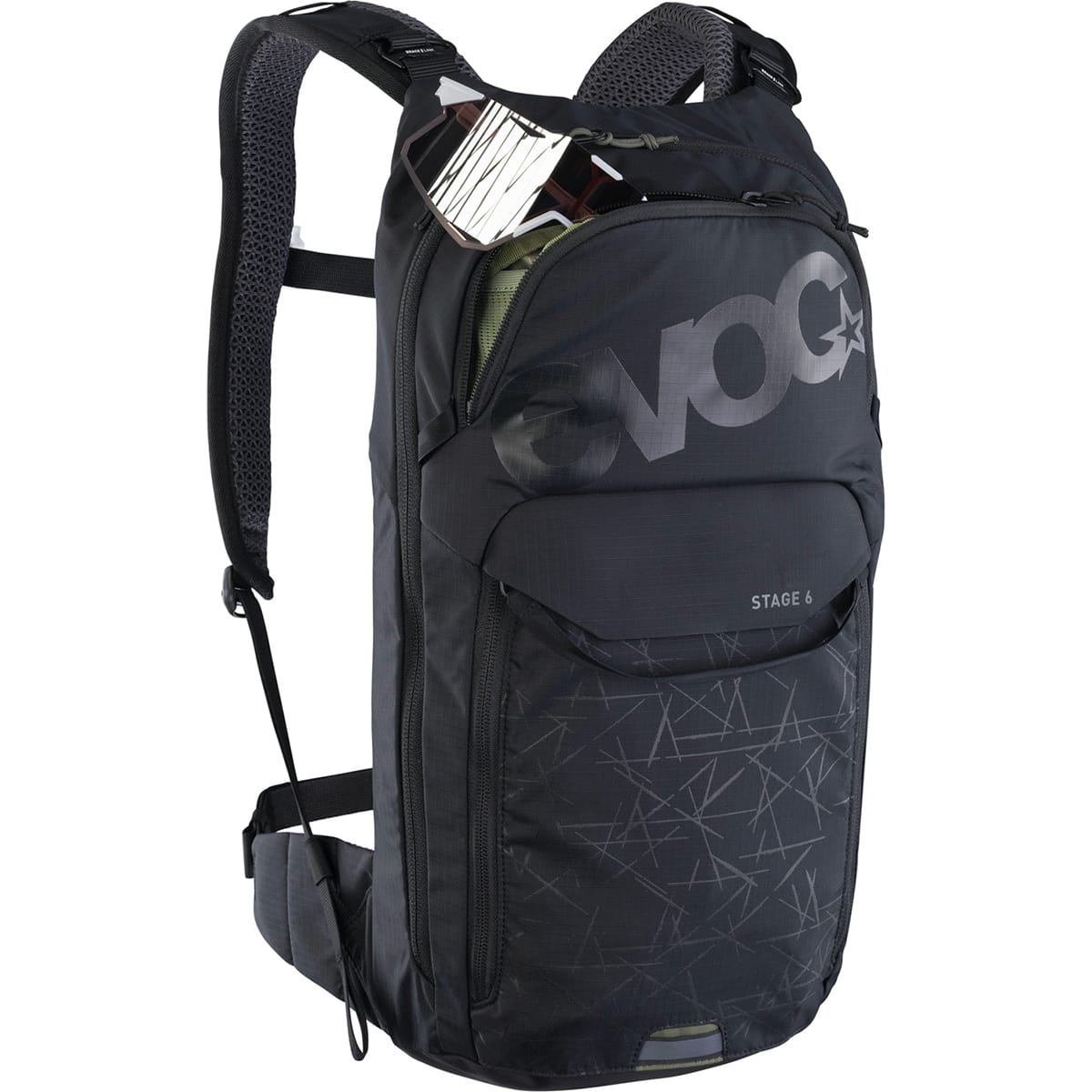 EVOC STAGE 6 L Backpack Black