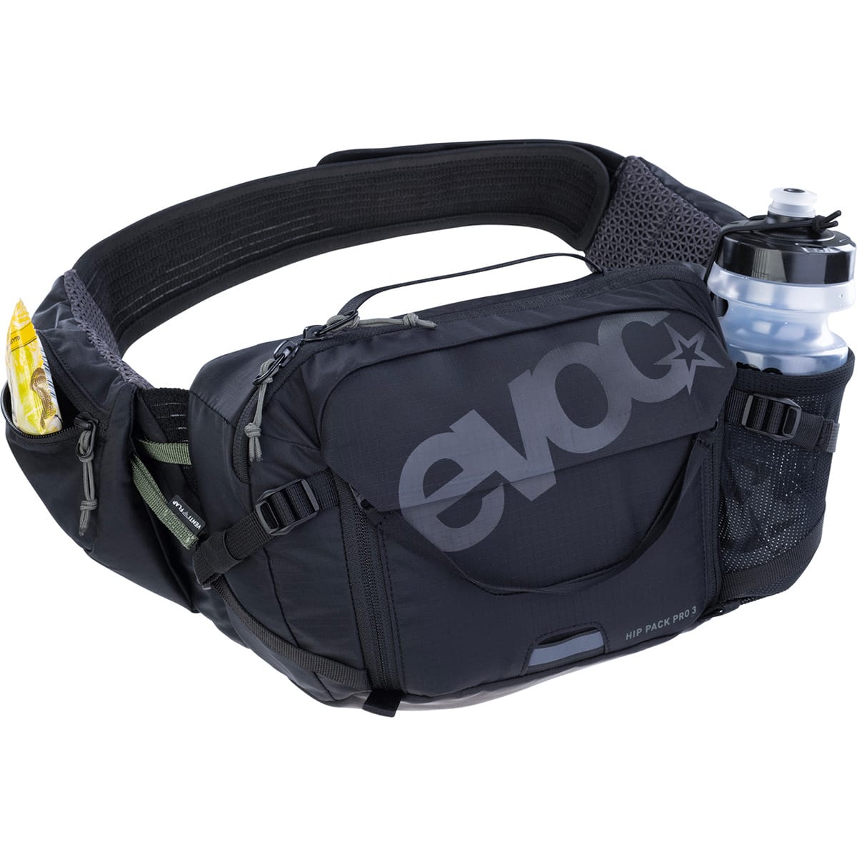 EVOC HIP PACK PRO 3 L Banana Bag Black