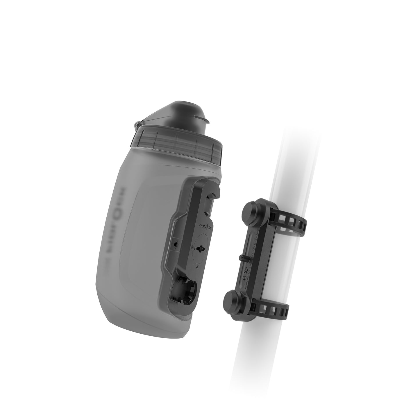 Bottle and bottle cage kit FIDLOCK TWIST UNI BASE Black