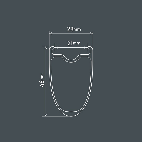 Pair of SHIMANO RS710-C46 Tubeless Ready Wheels (Center Lock)