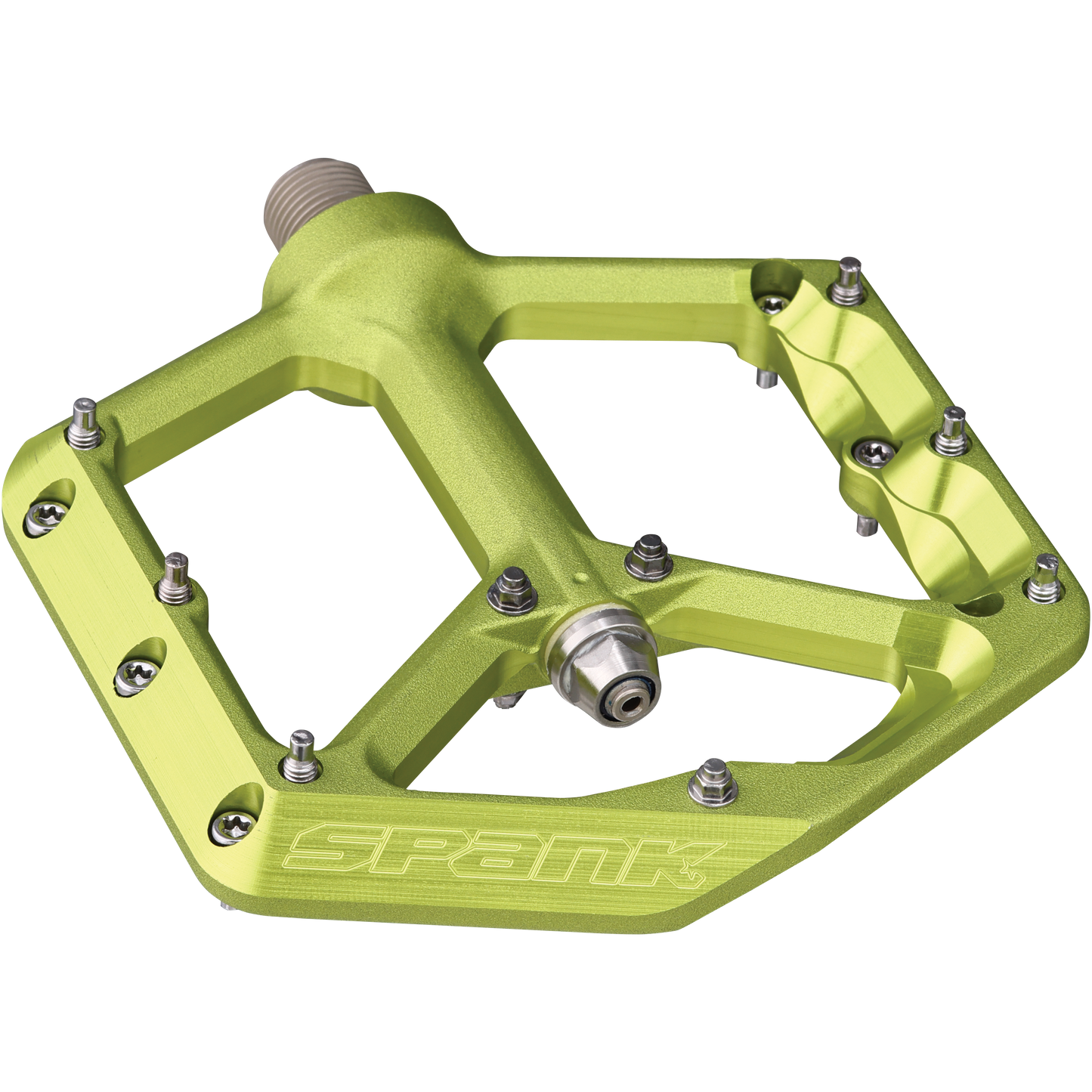 SPANK OOZY REBOOT flat pedals Green