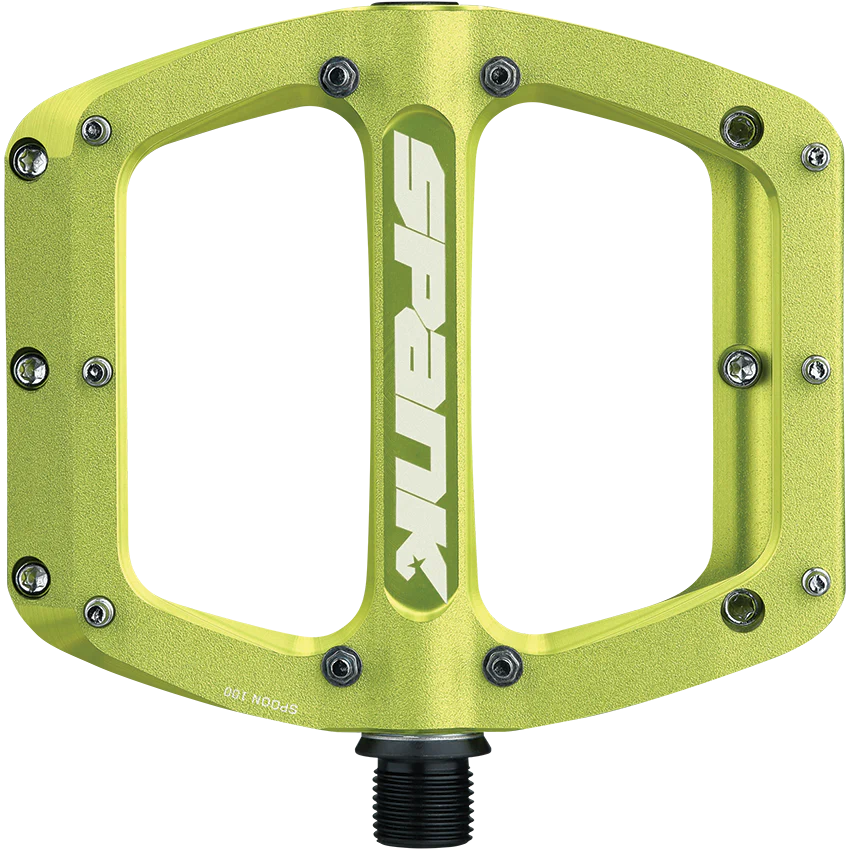SPANK SPOON REBOOT S flat pedals Green