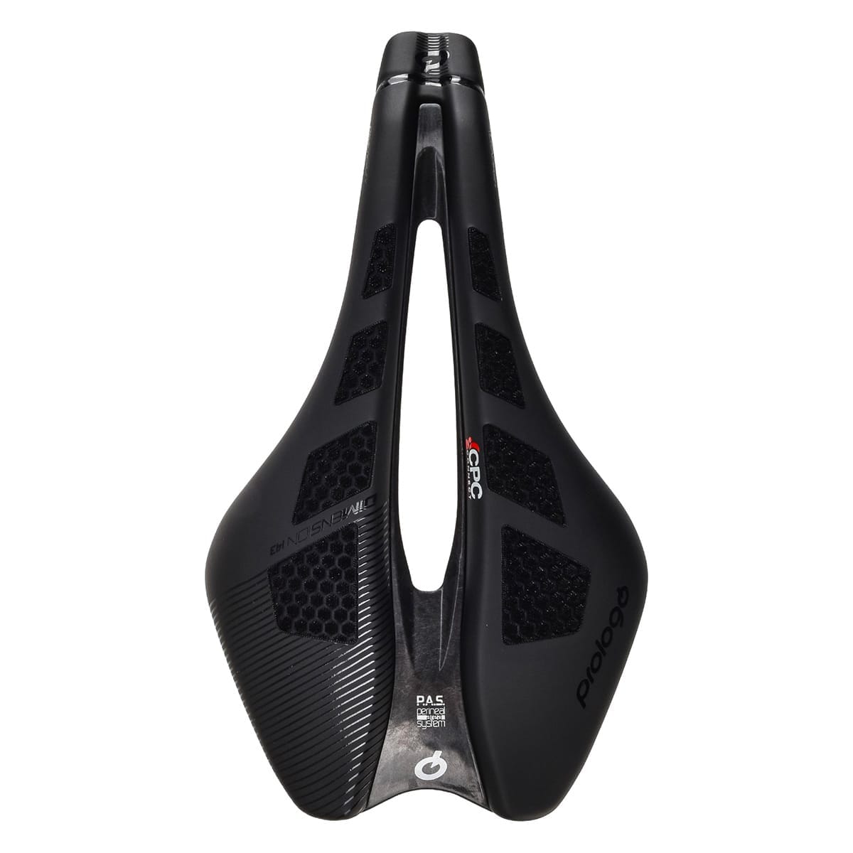 Saddle PROLOGO DIMENSION CPC Carbon track width 143mm Black