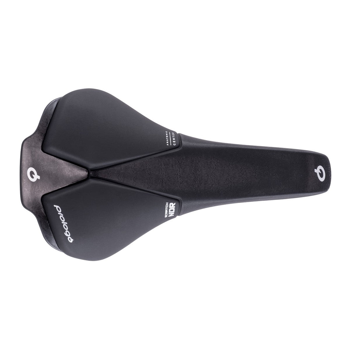 Saddle PROLOGO SCRATCH NDR Carbon track width 140mm Black