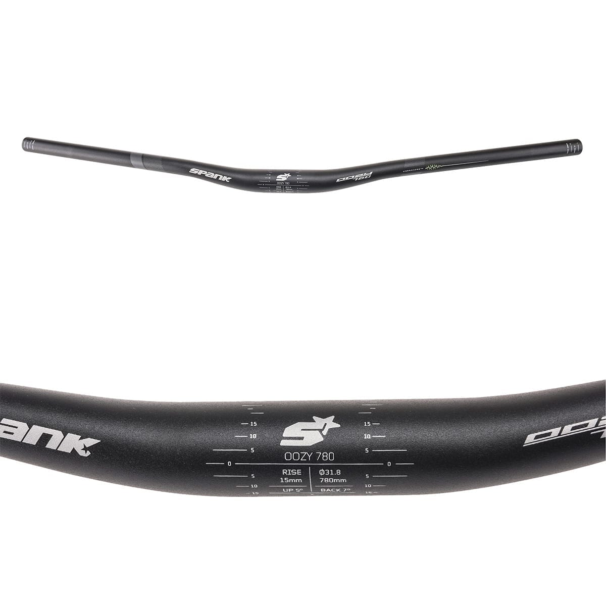 handlebar SPANK OOZY TRAIL 780 VIBROCORE Rise 15mm 780mm Black