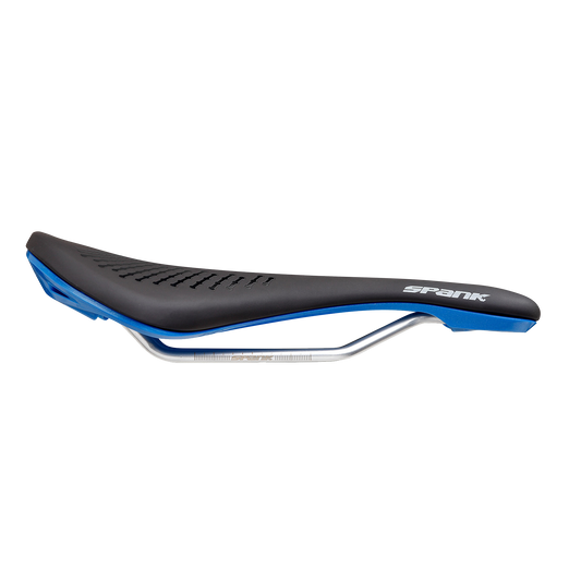 Saddle SPANK OOZY 220 144mm Rails CrN/Ti Blue