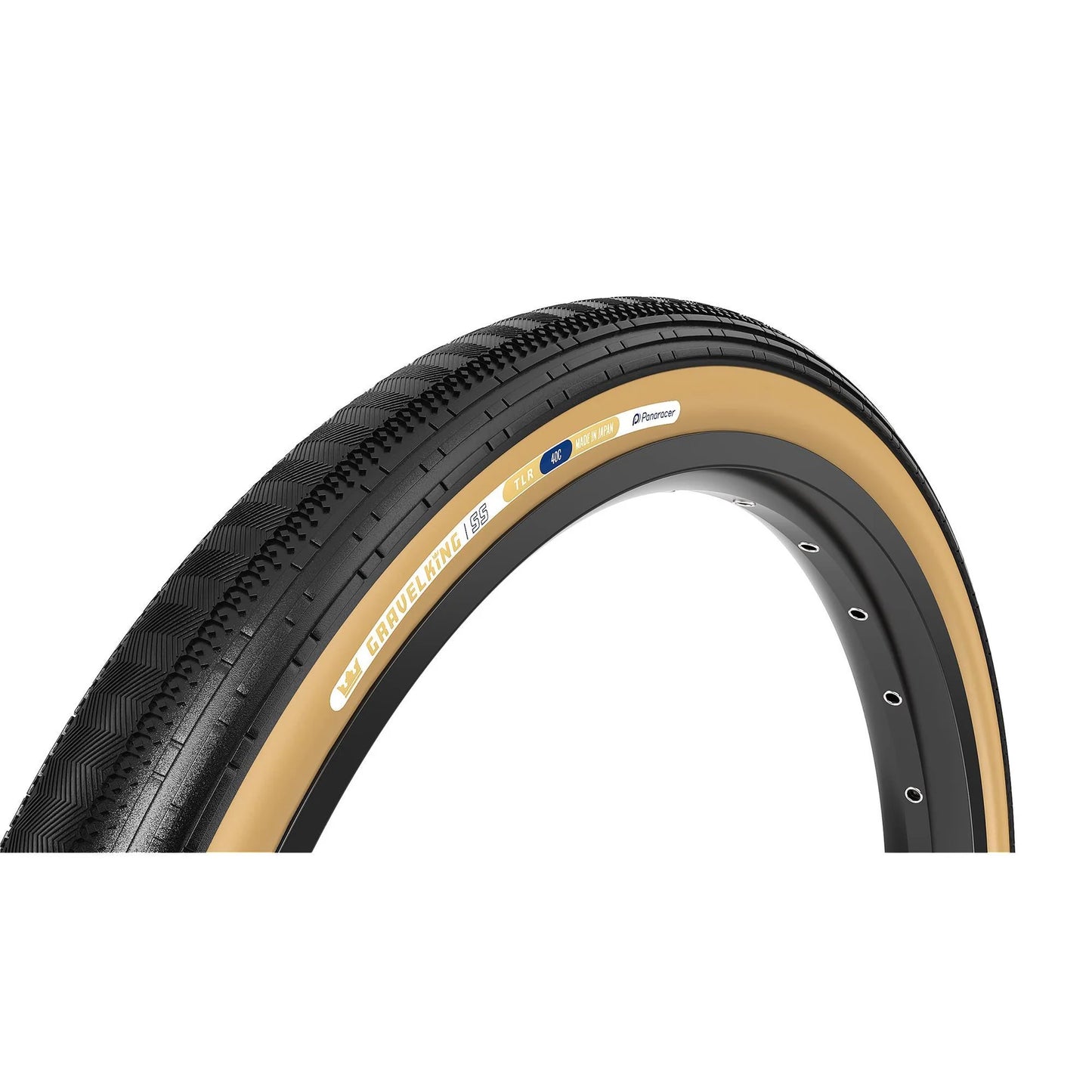 PANARACER GRAVELKING SEMISLICK TLR 700x40c tire Tubeless Ready Beige