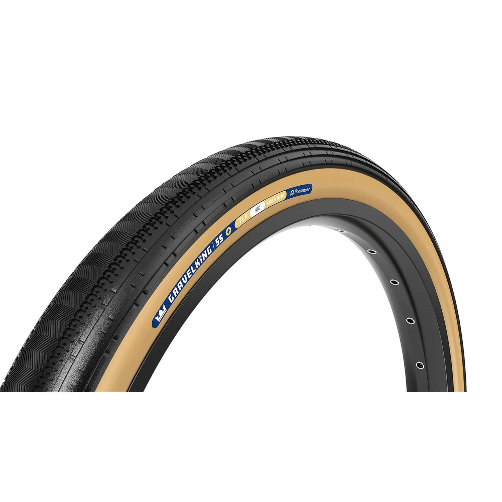 PANARACER GRAVELKING SEMISLICK+ TLR 700x30c tire Tubeless Ready Beige