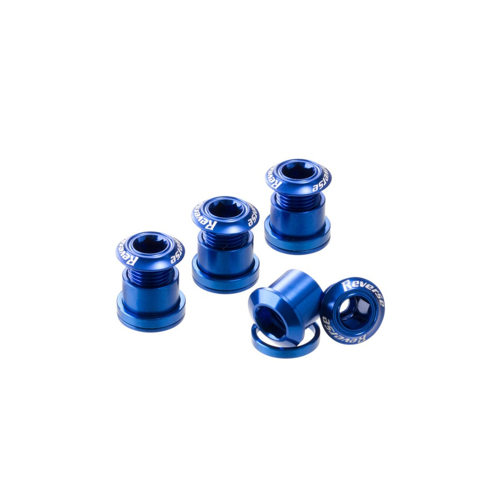 Kit 4 REVERSE COMPONENTS Chimney Screws Blue