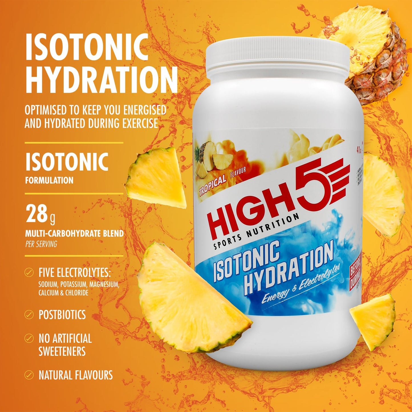 HIGH5 ISOTONIC Energy Drink (1.23g) Tropical