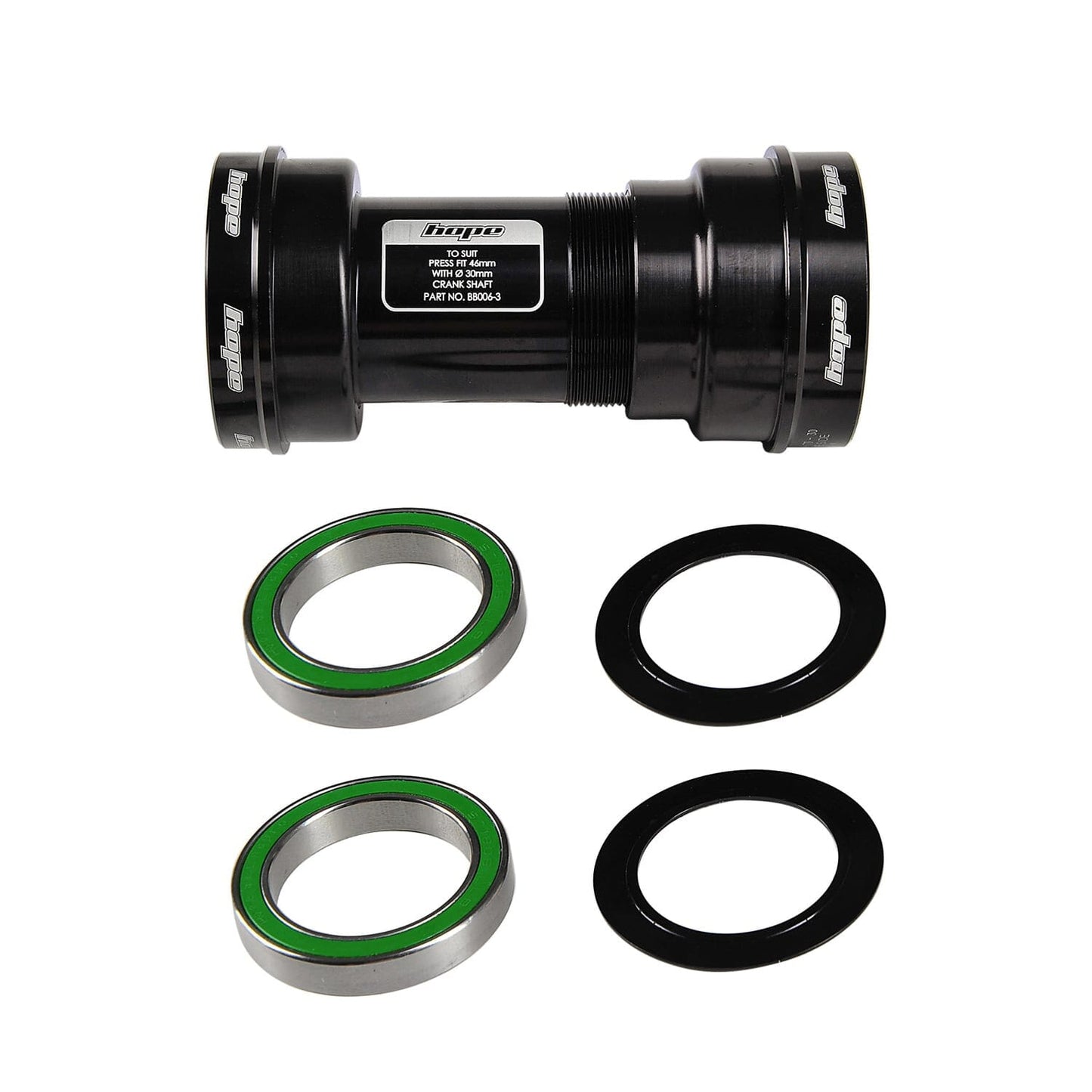 HOPE PF30/46 68/73 mm crankset 30 mm axle #BBPF467330SSN