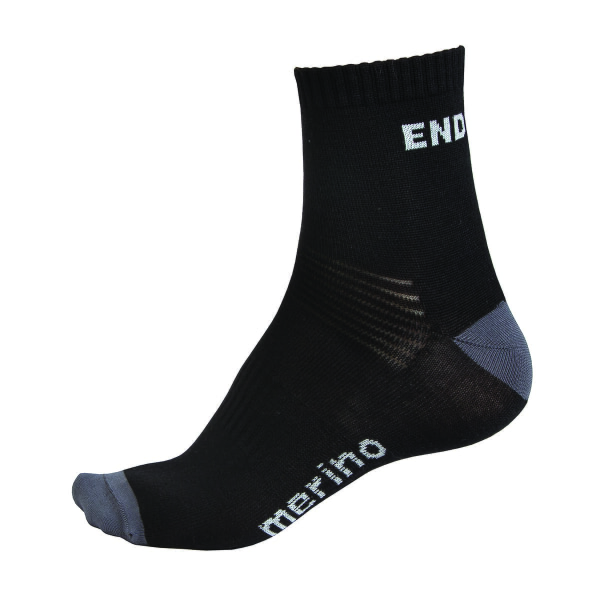 Chaussettes ENDURA BAABAA MERINO  2 paires Noir