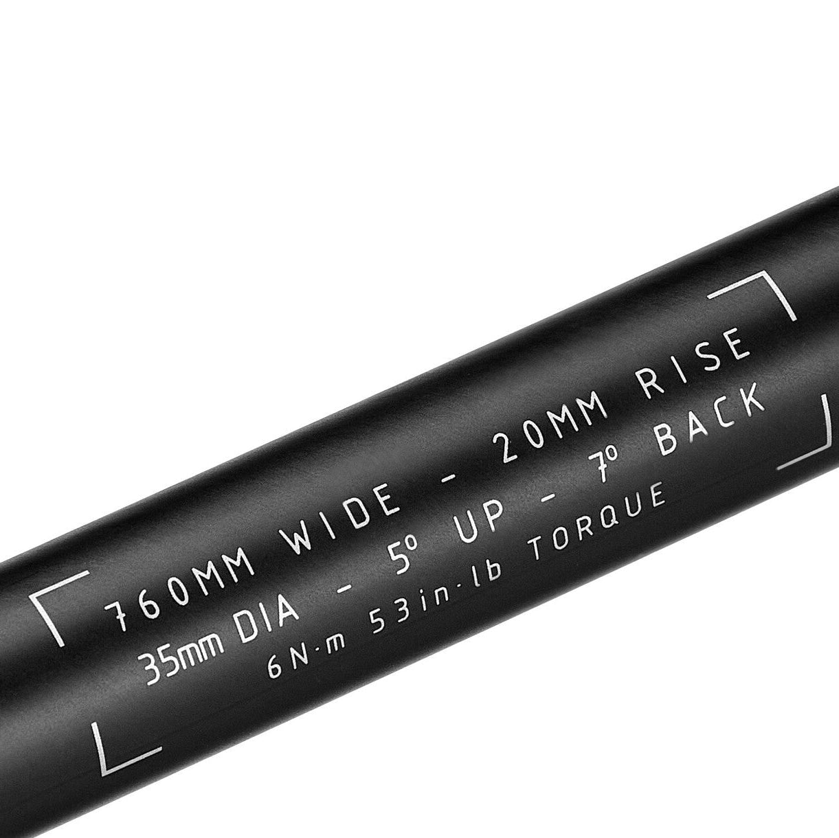 handlebar TRUVATIV DESCENDANT Carbon Rise 20mm 760mm