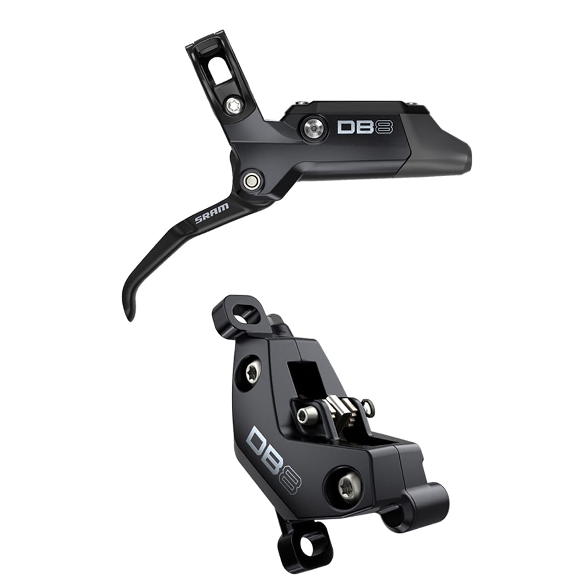 Pair of SRAM DB8 Black brakes