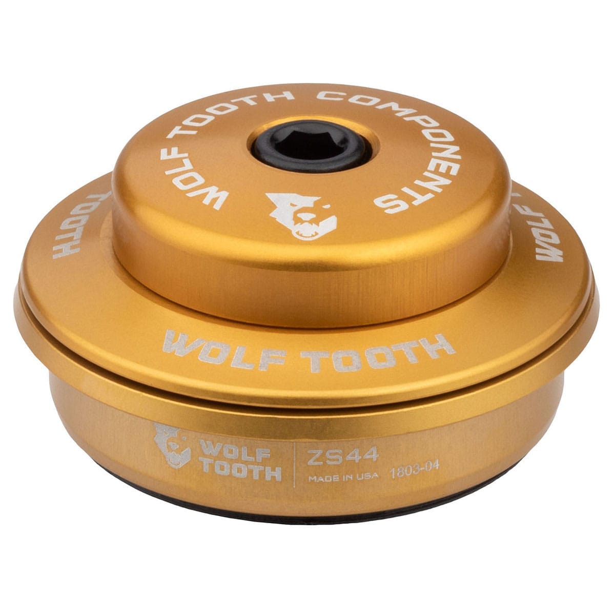 High Cup for WOLF TOOTH 1"1/8 ZS44 Stack 6 mm Gold Semi-Integrated Headset