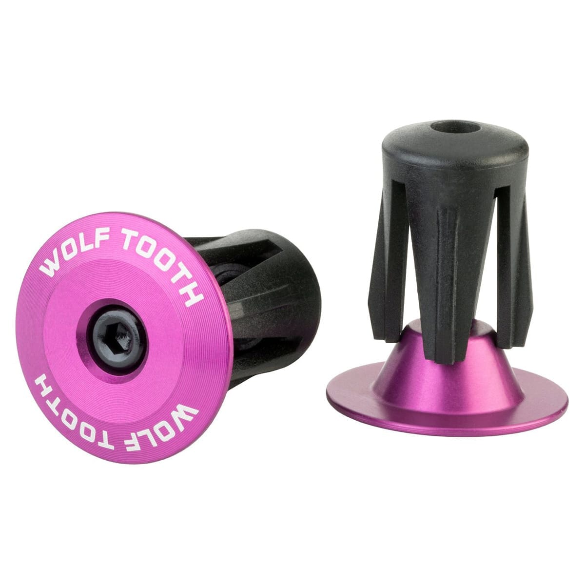 Paire de Bouchons de Cintre WOLF TOOTH Aluminium anodisΓ© Violet