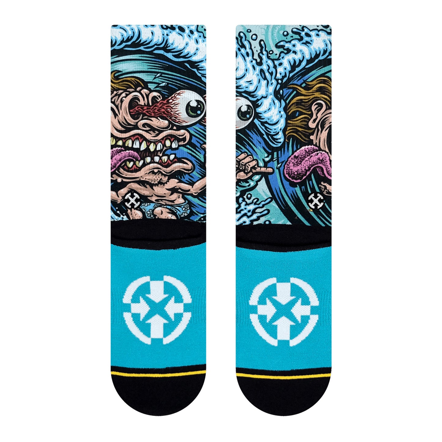 MERGE4 JIMBO PHILLIPS SURF FREAK Socks