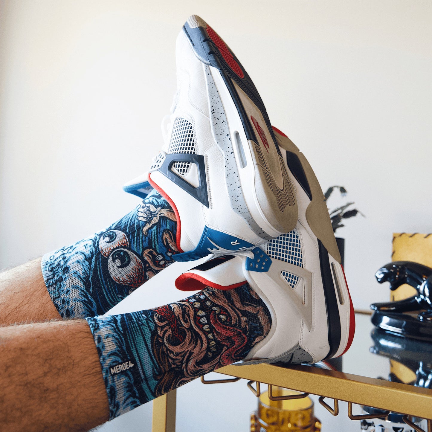 MERGE4 JIMBO PHILLIPS SURF FREAK Socks