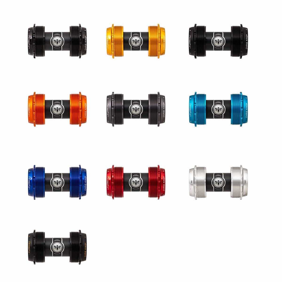 CHRIS KING ThreadFit T47 24x 68/73 mm Grey crankset