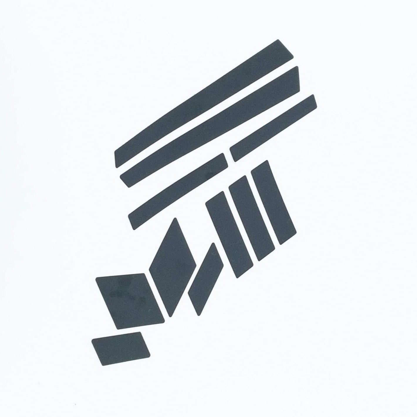 THE BEAM FRAME FLASH 2.0 Reflective Stickers Black