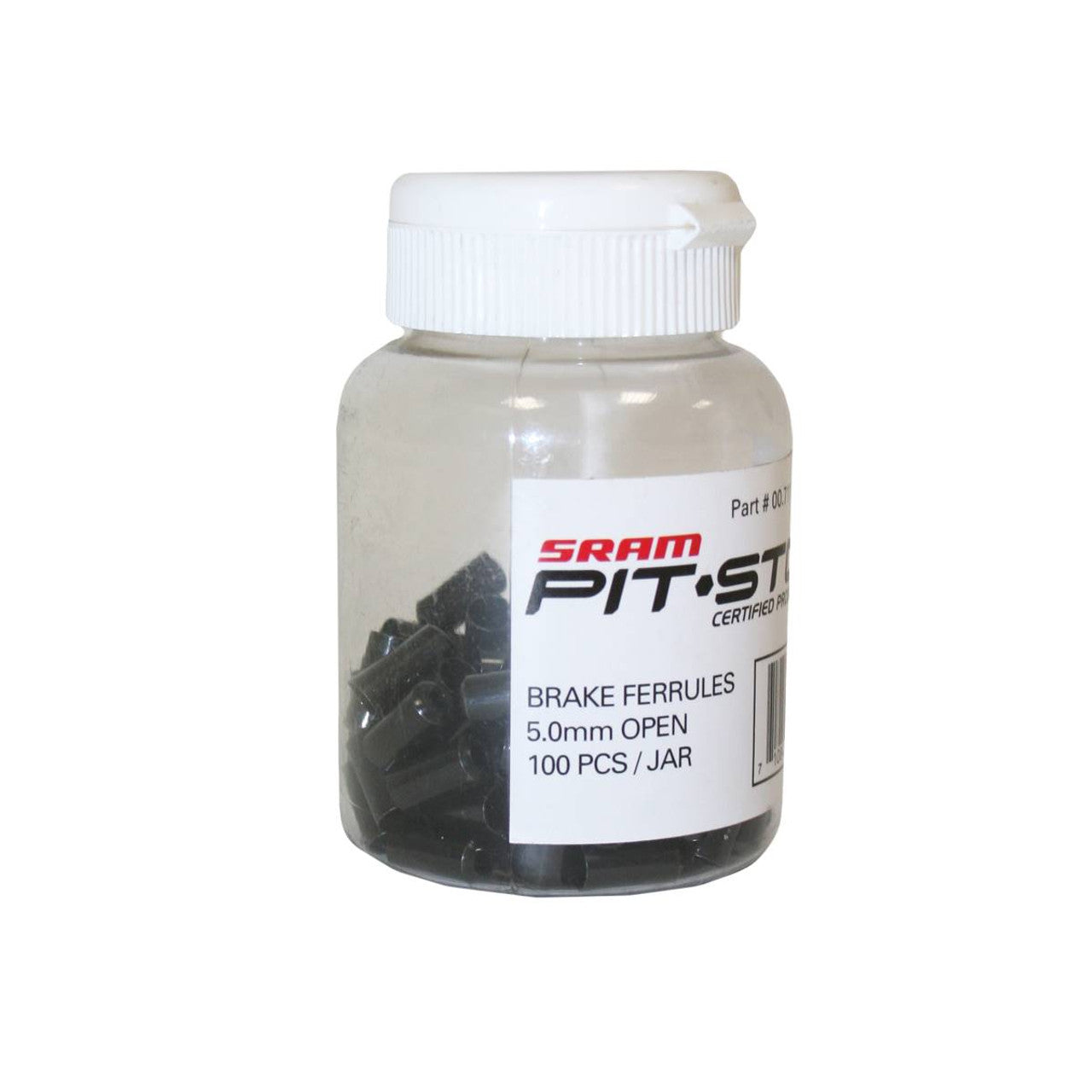 SRAM 5 mm Brake Sleeve End Cap Black (x100)