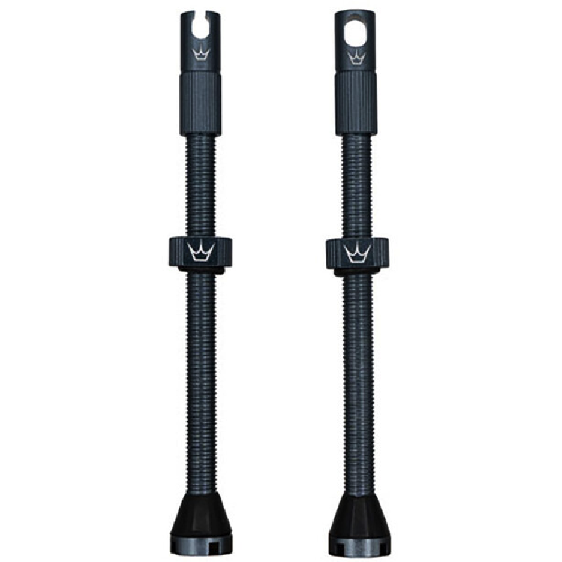 Tubeless PEATY'S x Chris King MK2 Presta 80 mm valves (x2) Slate