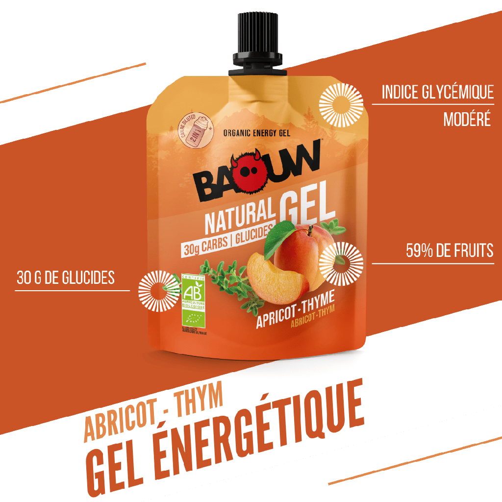 BAOUW Organic Apricot-Thyme Energy Gel (85g)