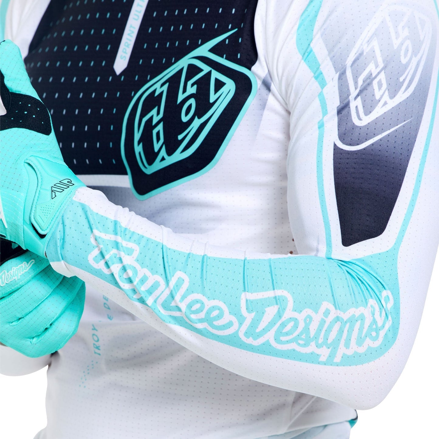 TROY LEE DESIGNS SPRINT ULTRA PROTON Long Sleeve Jersey White/Blue