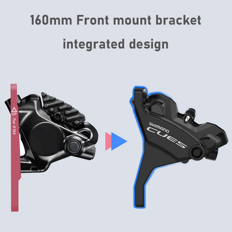 SHIMANO CUES U6030 Double Flatmount Discless Left Lever and Front Caliper