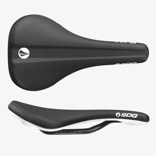 Saddle SDG BEL-AIR V3 Steel Rails Black/White