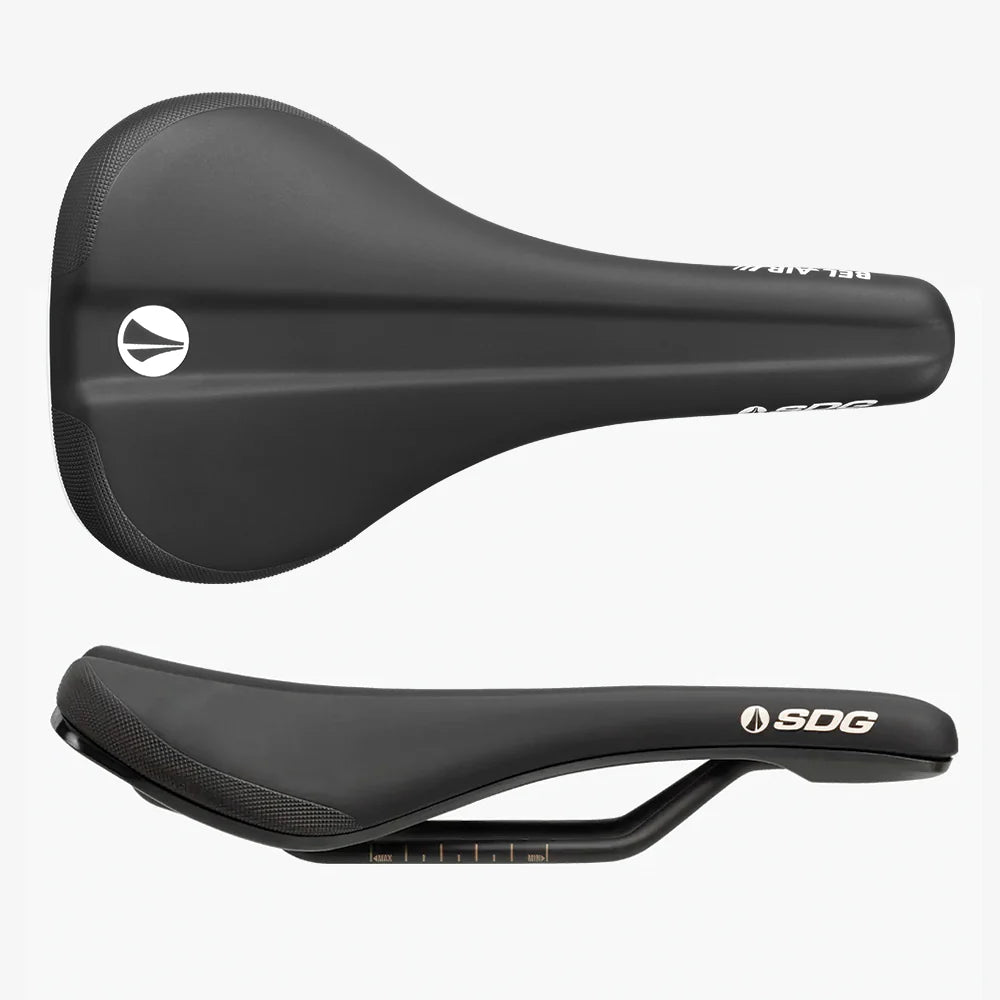 SDG BEL-AIR V3 Air Foam Rails steel saddle Black