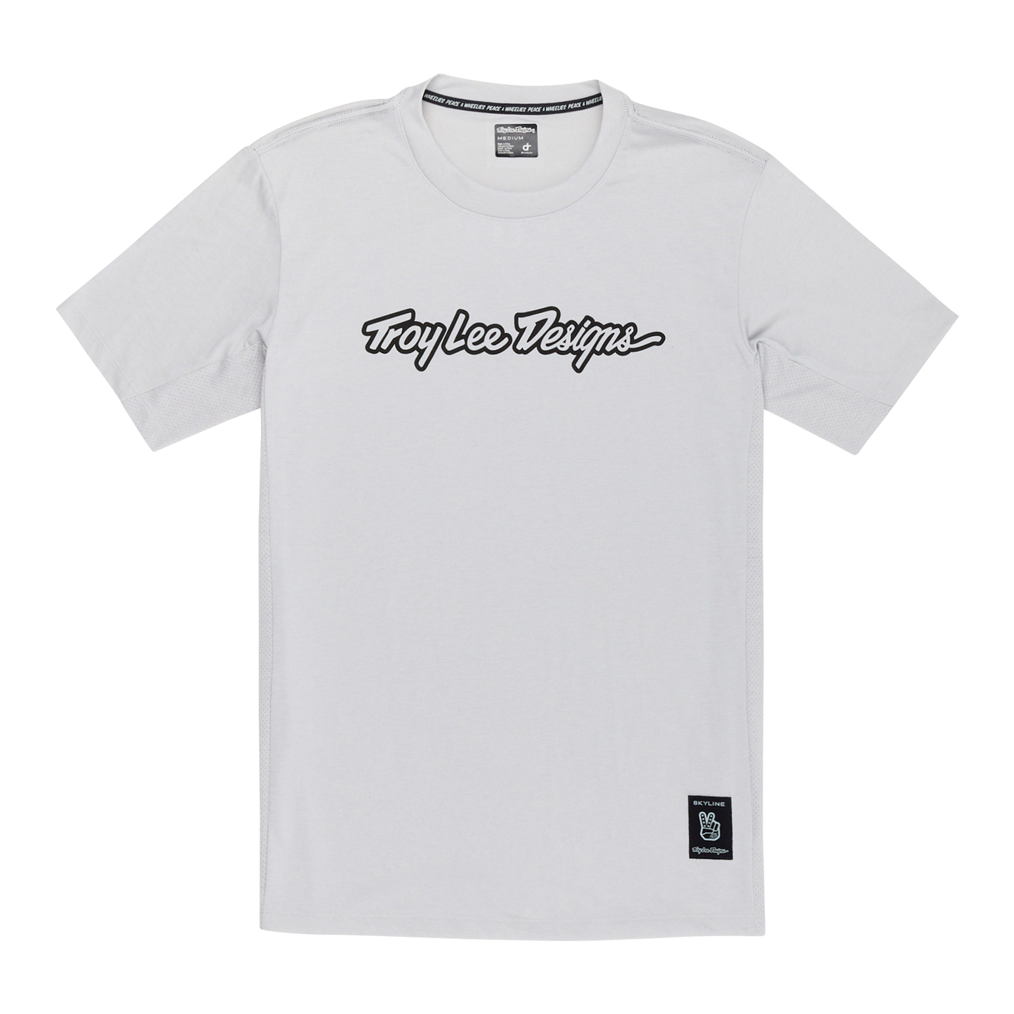 TROY LEE DESIGNS SKYLINE RIDE TEE SIGNATURE Jersey Short Sleeve Grey 2025