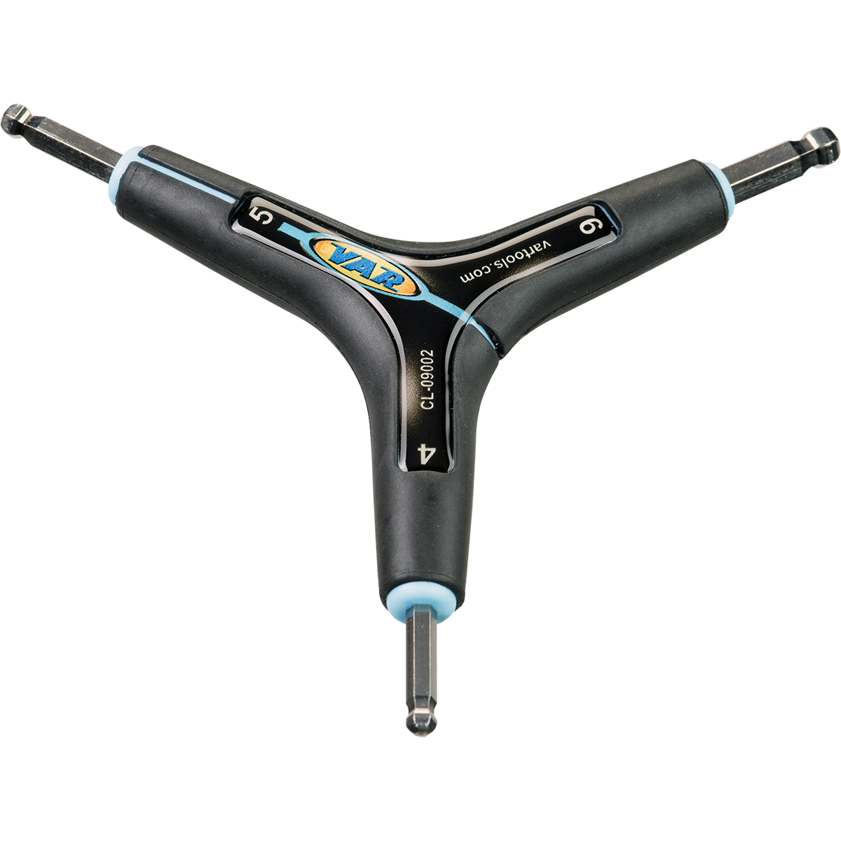 VAR CL-09002-C Spherical Head Y-Wrenches 4/5/6 mm