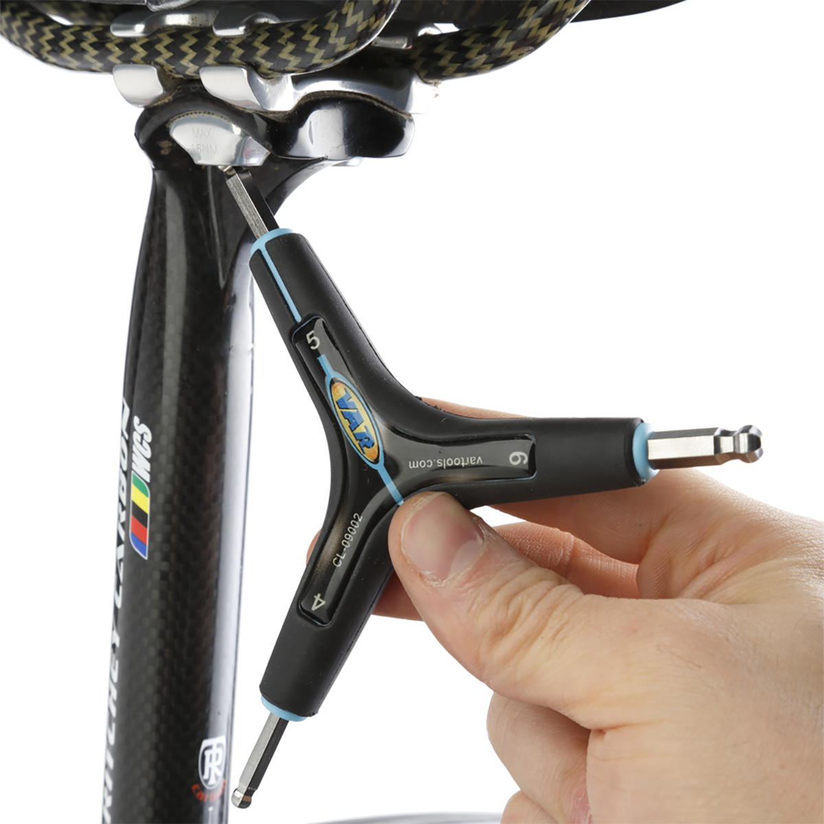 VAR CL-09002-C Spherical Head Y-Wrenches 4/5/6 mm