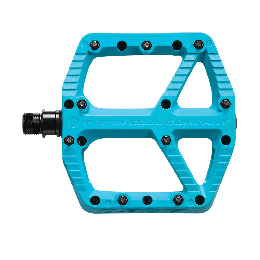 SDG COMP Composite Flat Pedals Turquoise – Probikeshop