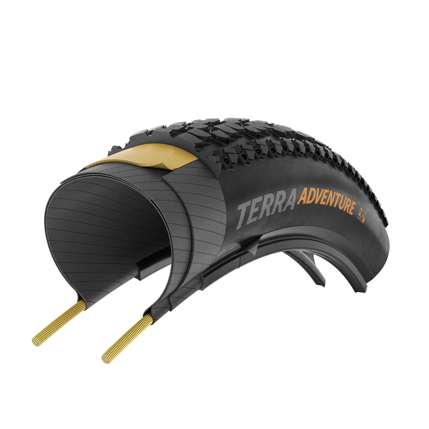 CONTINENTAL TERRA ADVENTURE TRAIL GRIP 700x55c Tubeless Ready Brown tire