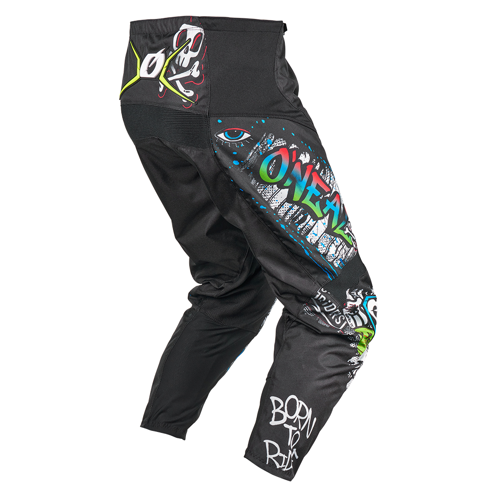 O'NEAL ELEMENT RANCID Pants, Black/White