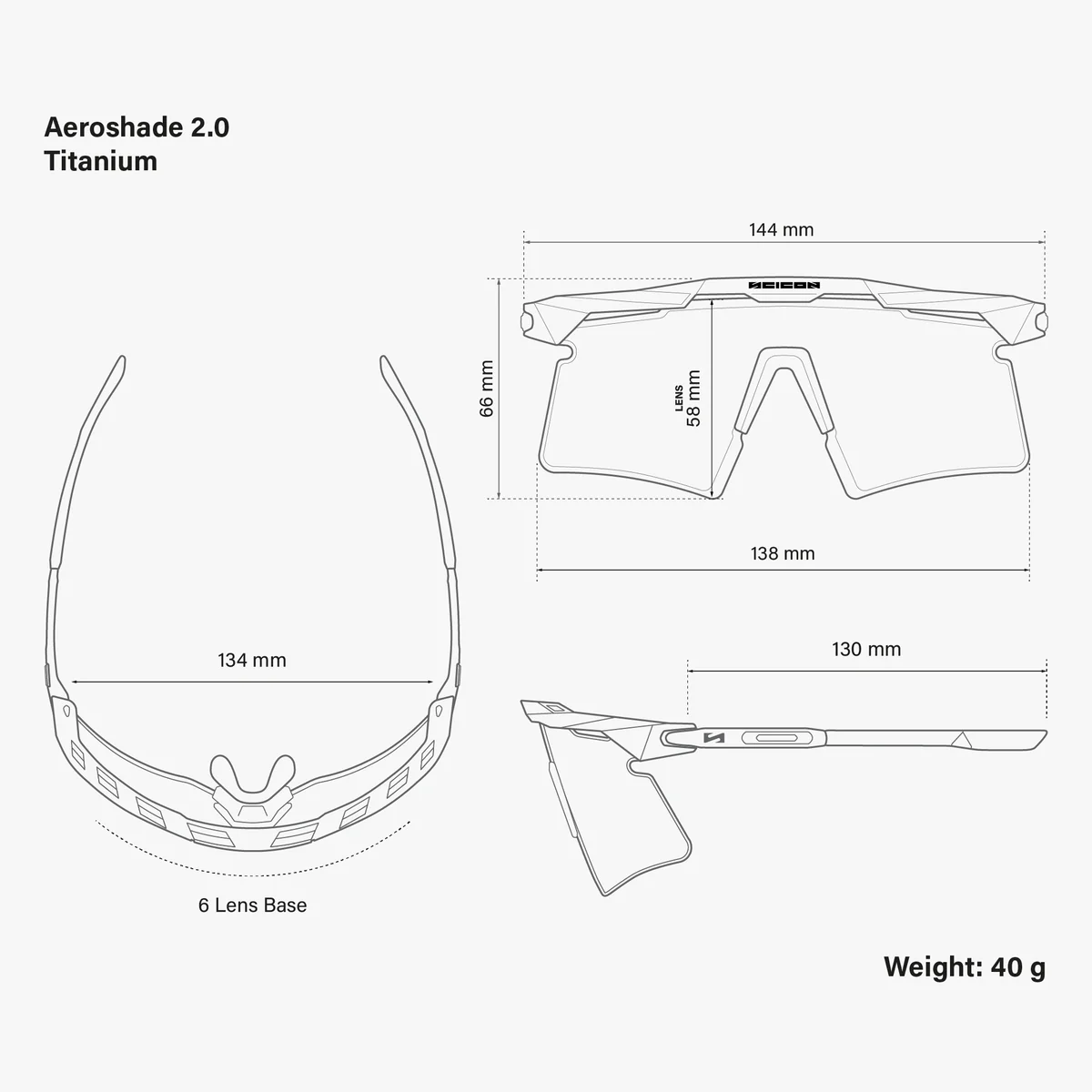 SCICON AEROSHADE 2.0 TITANIUM White Metal Multimirror Silver + Pink Glasses