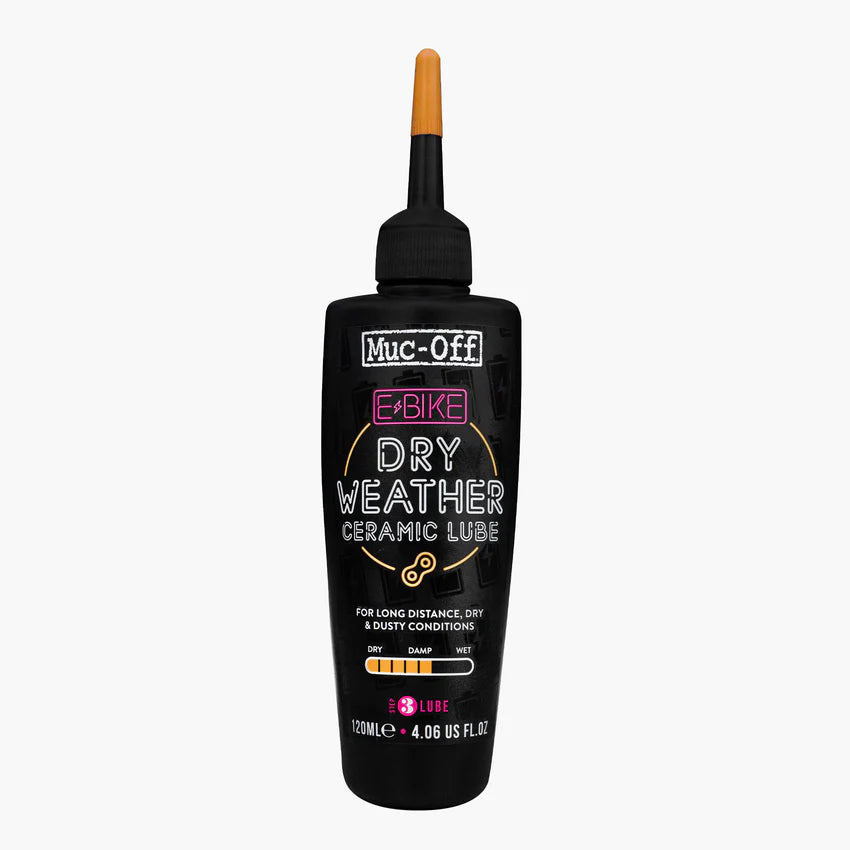 MUC-OFF E-BIKE DRY WEATHER Chain Lubricant for Dry Conditions (120 ml)
