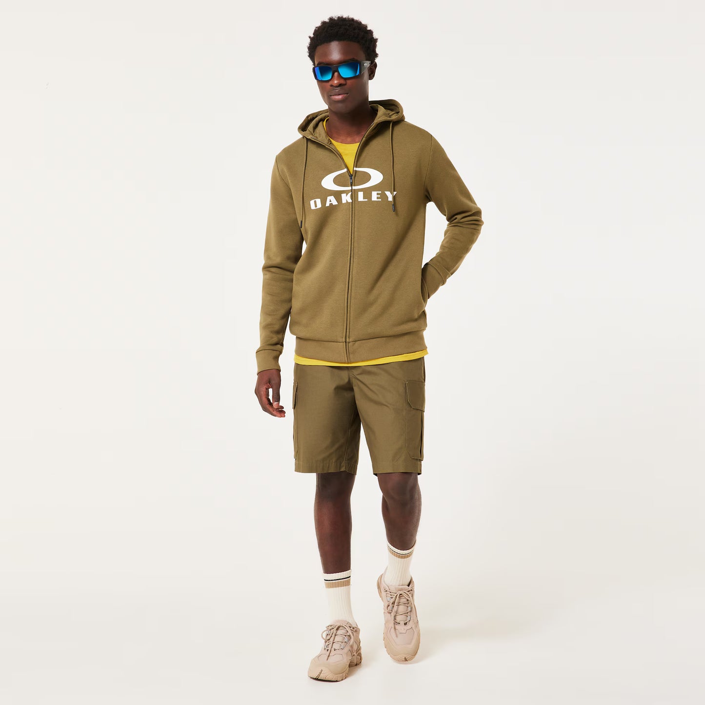 Hoodie OAKLEY BARK FZ HOODIE 2.0 Army Green