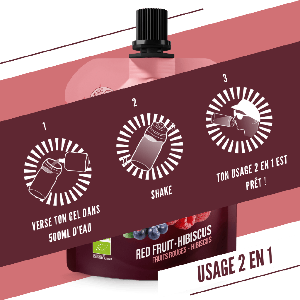 BAOUW Organic Energy Gel Red Fruits-Hibiscus (85g)