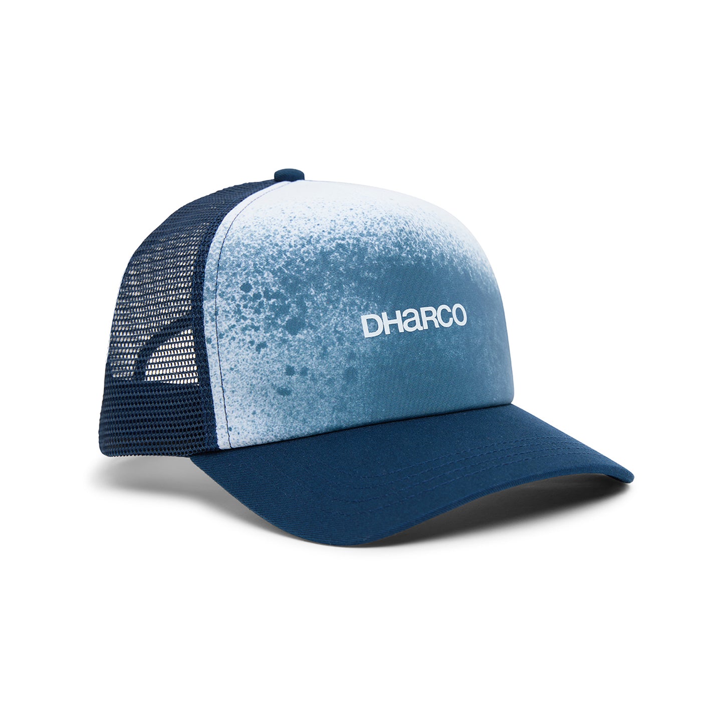 DHARCO CURVED PEAK TRUCKER NU WAVE Cap Blue