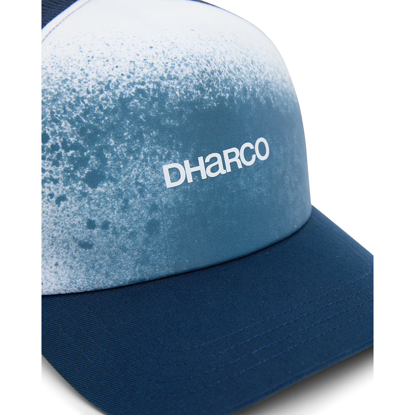 DHARCO CURVED PEAK TRUCKER NU WAVE Cap Blue
