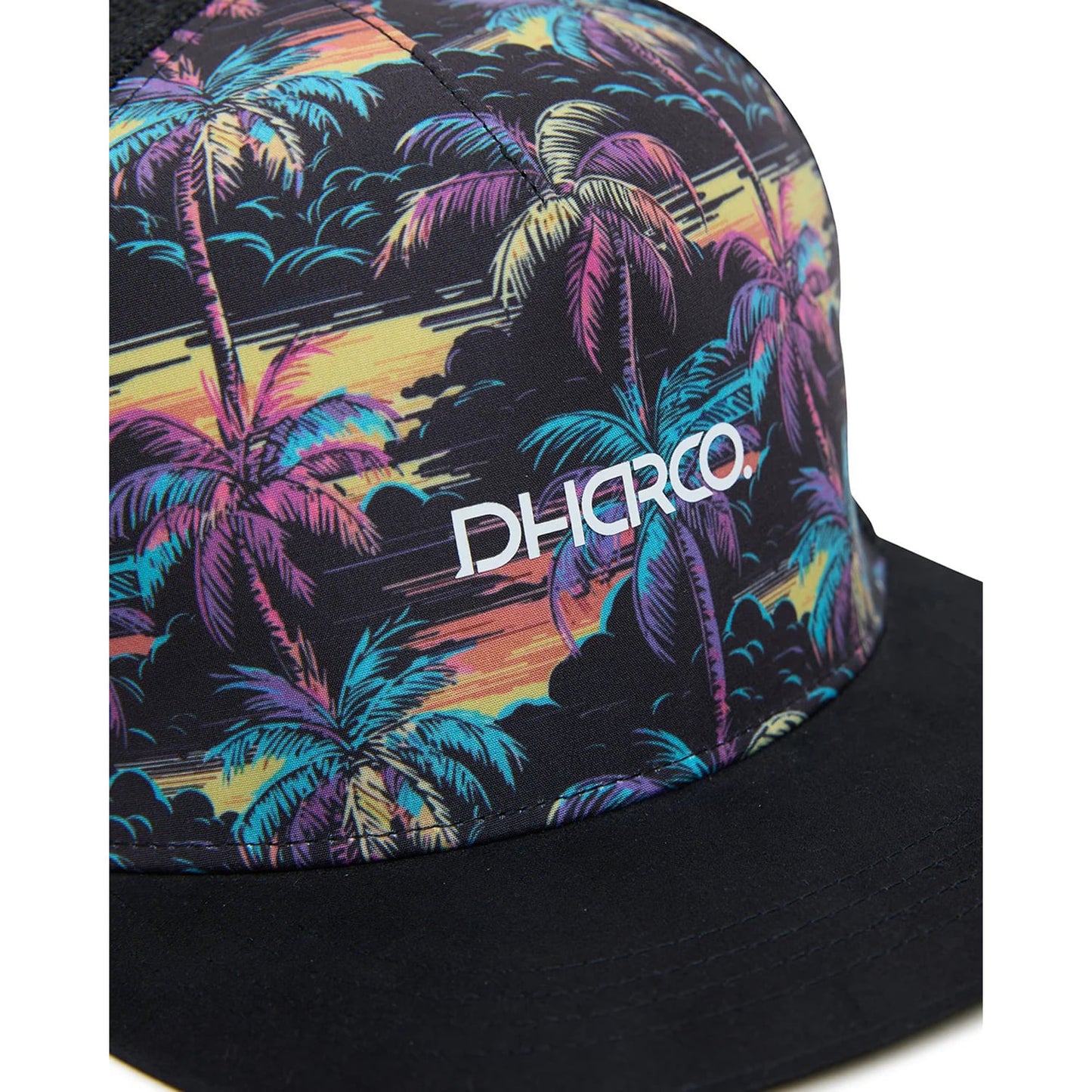 DHARCO FLAT BRIM TRUCKER STOKE WIZZARD Cap Black