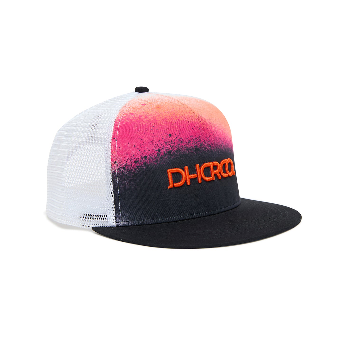 DHARCO FLAT BRIM TRUCKER BLACK SNAKE Cap Black/Purple